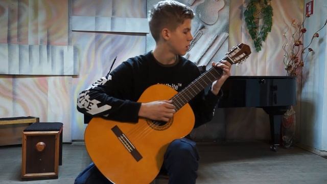 Кировская музыкальная школа .Верещагин Александр. В. Козлов "Румба" смотреть онлайн