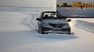 шнива по снегу 2013год. Niva/  Сток.