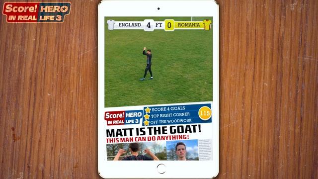 Score! Hero - IN REAL LIFE 3! (IRL Football Videogame) смотреть онлайн