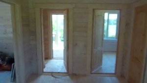 Одноэтажный дом из бруса 8х9