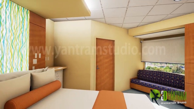 3D Interior Walk-Through Animation of Maternal hospital Interior Design- Virtual Tour