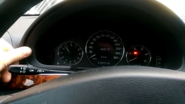 Сервисное меню W211 смотреть онлайн