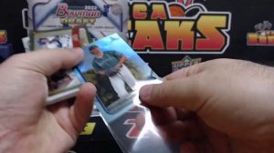 Break #1451 (part of the holiday giveaway)  2022 Bowman Draft Jumbo Baseball 8 Box Case PYT #1