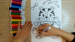 Тигр рисунок. Тигр рисунок карандашом. Как нарисовать тигра. Рисунок цирк. Здоровый образ жизни.mp4