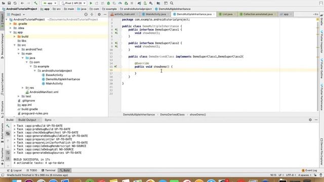 How does interfaces support multiple inheritance in java(Android) ? смотреть онлайн