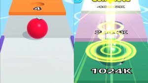 ? BALL RUN 2048 vs BALL RUN INFINITY All Levels Gameplay Walkthrough Android, iOS 4