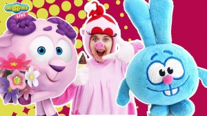 СМЕШАРИКИ и НЮША: вкусные приключения друзей!