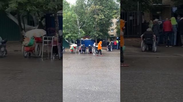 Кормление бездомных в Москве