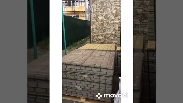 Плитка тротуарная вибропрессованная - СТАРЫЙ ГОРОД. Укладка плитки.