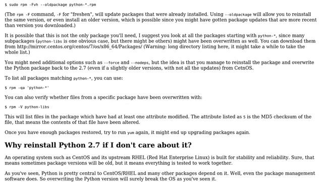 Unix & Linux: Upgraded Python, and now I can't run "yum upgrade" (2 Solutions!!) смотреть онлайн
