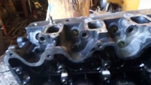 Наконец то отремонтировали головку блока двигателя 2С.