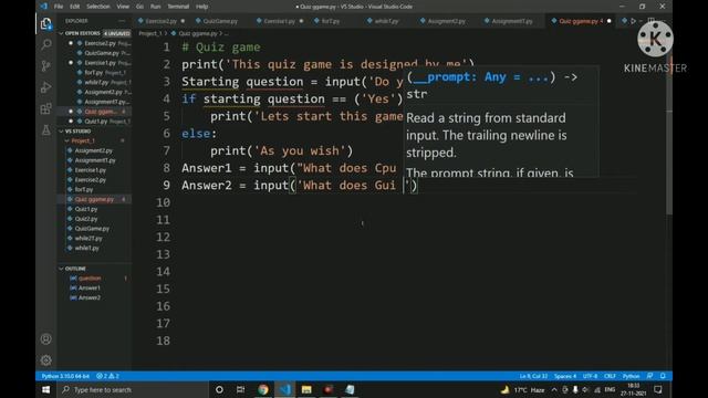 I made a quiz game using python || Design a quiz game using python || MUST WATCH || смотреть онлайн