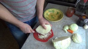 Капуста тушеная с грибами. Мужской рецепт.
