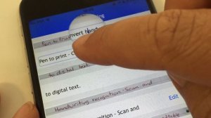 Pen to Print - Convert handwriting to digital text