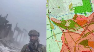 Карта боевых действий на Украине и в России. Прорыв на южной окраине Авдеевки