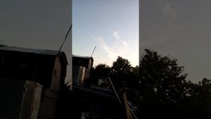 Серп луны и солнце одновременно! Что закрывает луну?