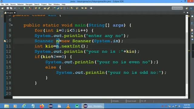 How to find out even number and odd number in Java tamil