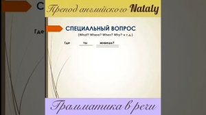 Урок N 2. Вопросительные предложения в английском языке.