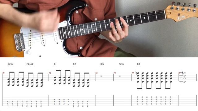 Bocchi The Rock! (SICK HACK) - Watashi Dake Yuurei (guitar Cover With Tabs & Chords)