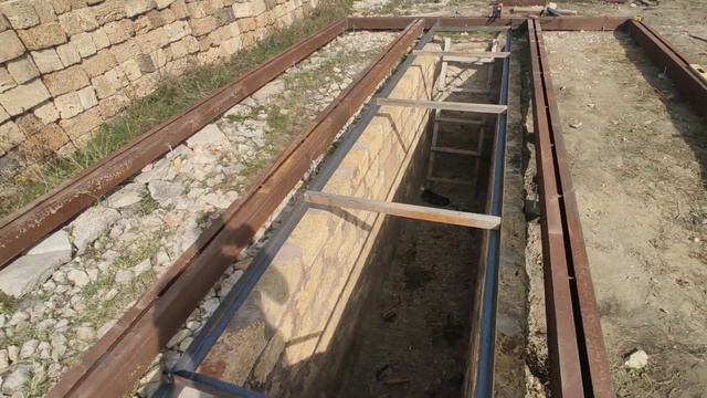 Стапель, смотровая яма, подъёмная балка своими руками. Building berth for car body repair. смотреть онлайн