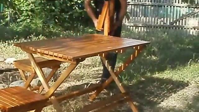 Раскладная мебель из дерева смотреть онлайн