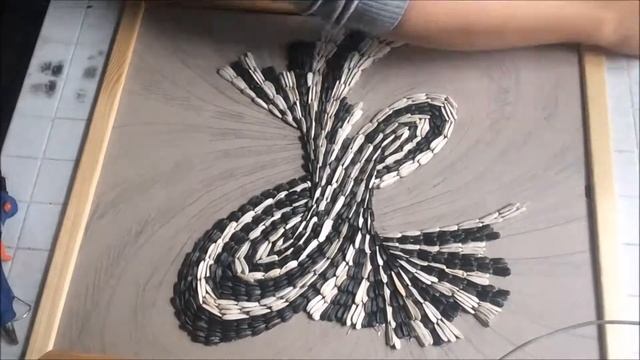 Поделка из природного материала "Бесконечность" (семечки) смотреть онлайн