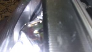 Nissan Primera P11 ксенон + Koito Q5 - работа корректора.