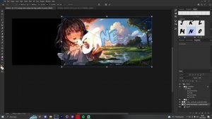 How To Make Clean Anime Header in Photoshop in 2024 | FREE PSD