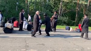 Евреи танцуют на границе Беларусь-Украина