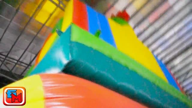 Надувной батут-горка «Дракон», размер 11х6х9 м. смотреть онлайн