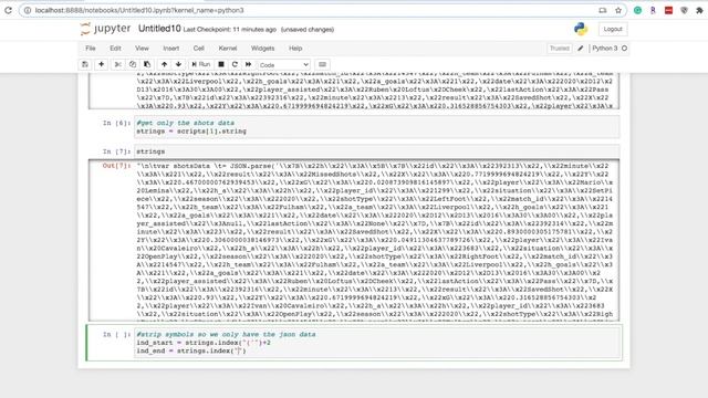 How to scrape Understat for football data in Python with requests and BeautifulSoup