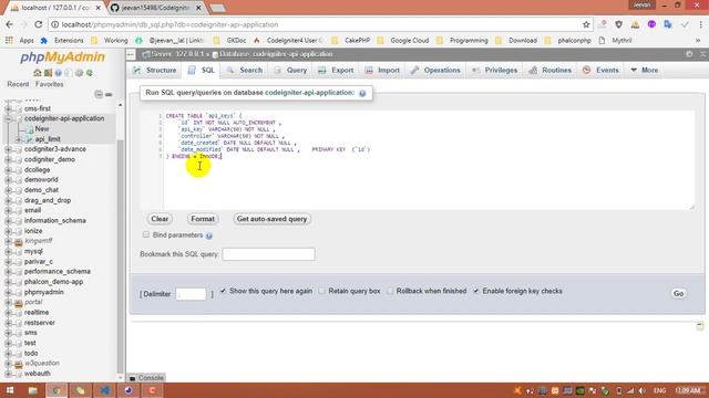 #4 CodeIgniter 3.x Restful #API Library - REST API Keys