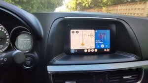 камера переднего вида для mazda cx 5 2016 года, почти штатно