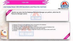 Oracle 1Z0-338 dumps and vce exam simulator