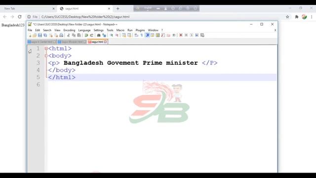 HTML CODING : Simple Website Build For Bangla Tutorial। learned coding?