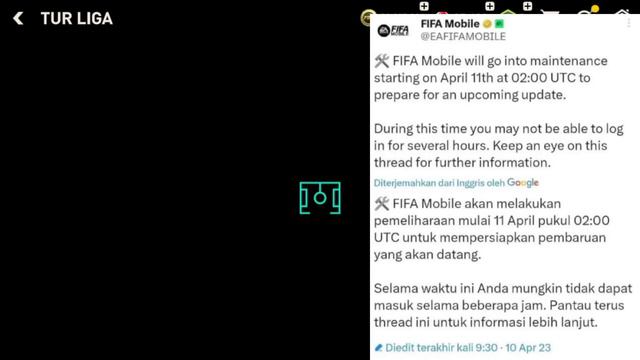 UPDATE SERVER MAINTENANCE FIFA MOBILE HARI INI - TIDAK BISA LOGIN FIFA MOBILE 23 PEMELIHARAAN SERVE смотреть онлайн