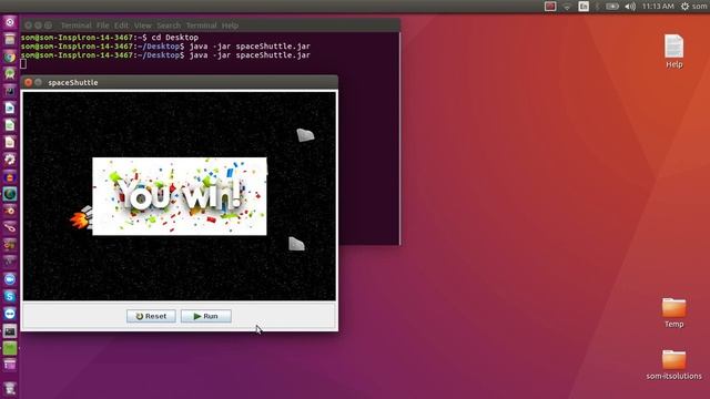 A simple Java space game developed by a 7-years-old kid смотреть онлайн