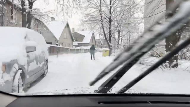 Экскурсия по Риге. Окраины Риги в заснеженной красоте. Районы Тейка, Альфа, Югла, Берги.