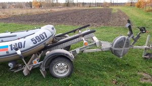 Тюнинг Курганского лодочного прицепа 8213 03, часть 1