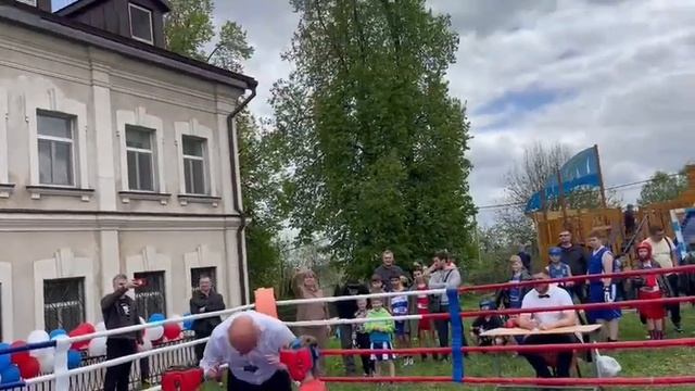 14 мая 2023 г. прошёл чемпионат по боксу среди детей 5-7 лет. Победа Саши Котельникова