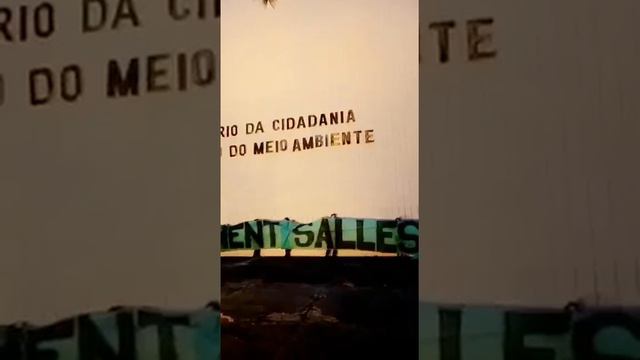 PROTESTO CONTRA RICARDO SALLES: A BOIADA NÃO VAI PASSAR