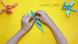 дракончик из бумаги. как сделать дракона оригами