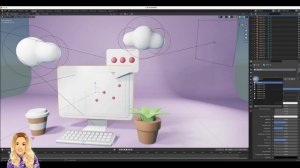 Blender 3D для начинающих - Часть 9 МАТЕРИАЛЫ и РЕНДЕР  / блендер уроки на русском