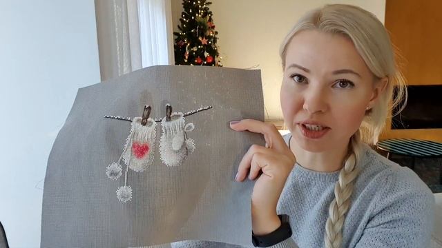 32. Все мои зимние работы. Вышивка крестиком. Зимние и новогодние дизайны смотреть онлайн