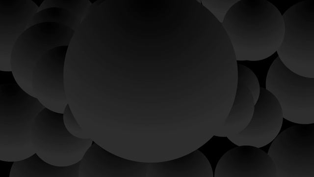 Чёрно-белые объёмные шары  видеофон футаж  background futage three-dimensional balls