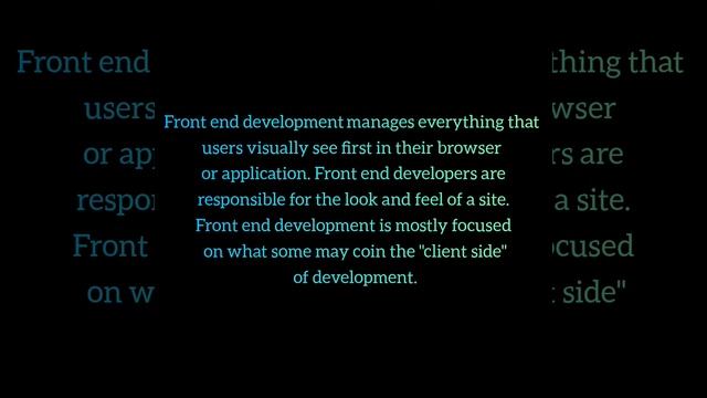 #frontend #backend #programming #languages #java #python #node #react #html5 #sql