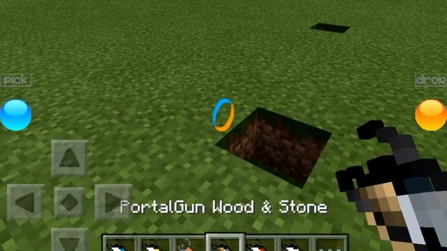 Обзор мода portal gun на майнкрафт пе 0.9.5 смотреть онлайн
