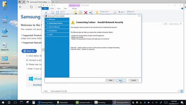 Howf to fix Connecting Failure - Invalid Network Security Samsung Printer смотреть онлайн
