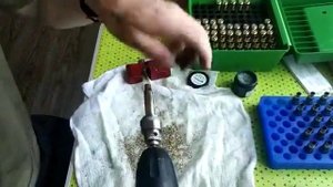 Обточка шеи гильзы точилкой 21st.