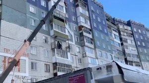 Профиль-К, г. Кемерово, оконный завод. Демонтаж бетонной плиты. Подготовка к остеклению балкона.